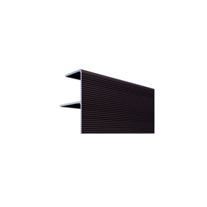 Twinson Profil Wykończeniowy 9543 alu. kolor 12 Czarny. Wymiary: 40x65x6000 mm. 