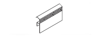 Twinson 9569 Profil Końcowy z Wentylacją kolor 66 brązowy Aluminiowy. 23x80 mm
