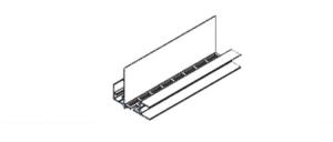 Twinson 9570 Profil Wykończeniowy do Okien kolor 12 czarny Aluminiowy. 56x54 mm