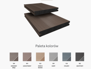 Twinson 9360 Character Massive kolor 504 Korzenny Brąz; Deska Pełna. Wymiary: 20x140x4000 mm. PROMOCJA !!!