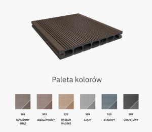 Twinson 9335 Essential XL kolor 504 Korzenny Brąz; Deska Kompozytowa. Wymiary: 20x180x4000 mm. PROMOCJA !!!